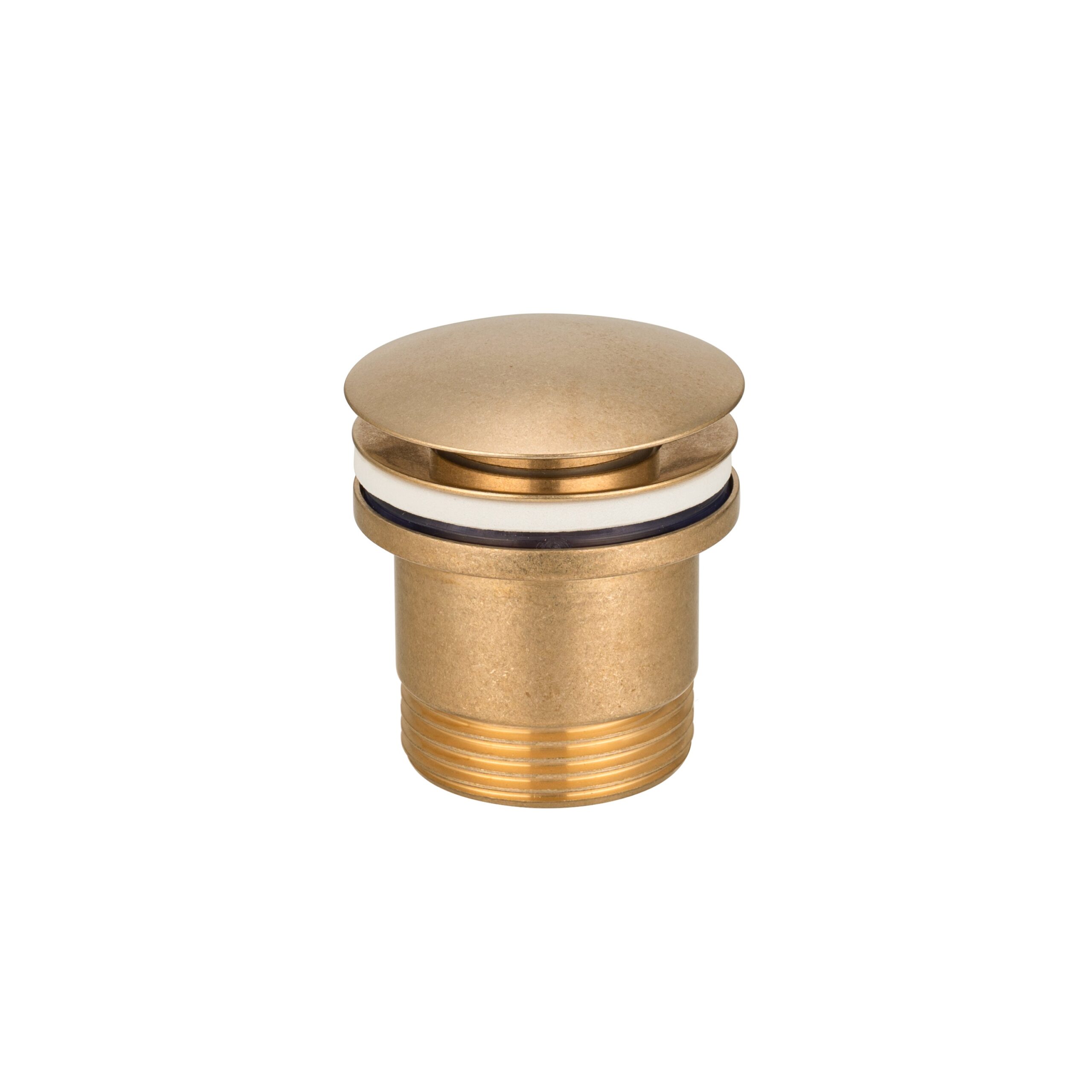 Avi Pop Up Waste - Tumbled Aged Brass