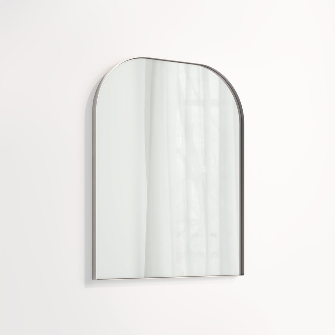 Arch Wall Mirror 600 x 750mm Stainless Steel (NZ) ABI Bathrooms