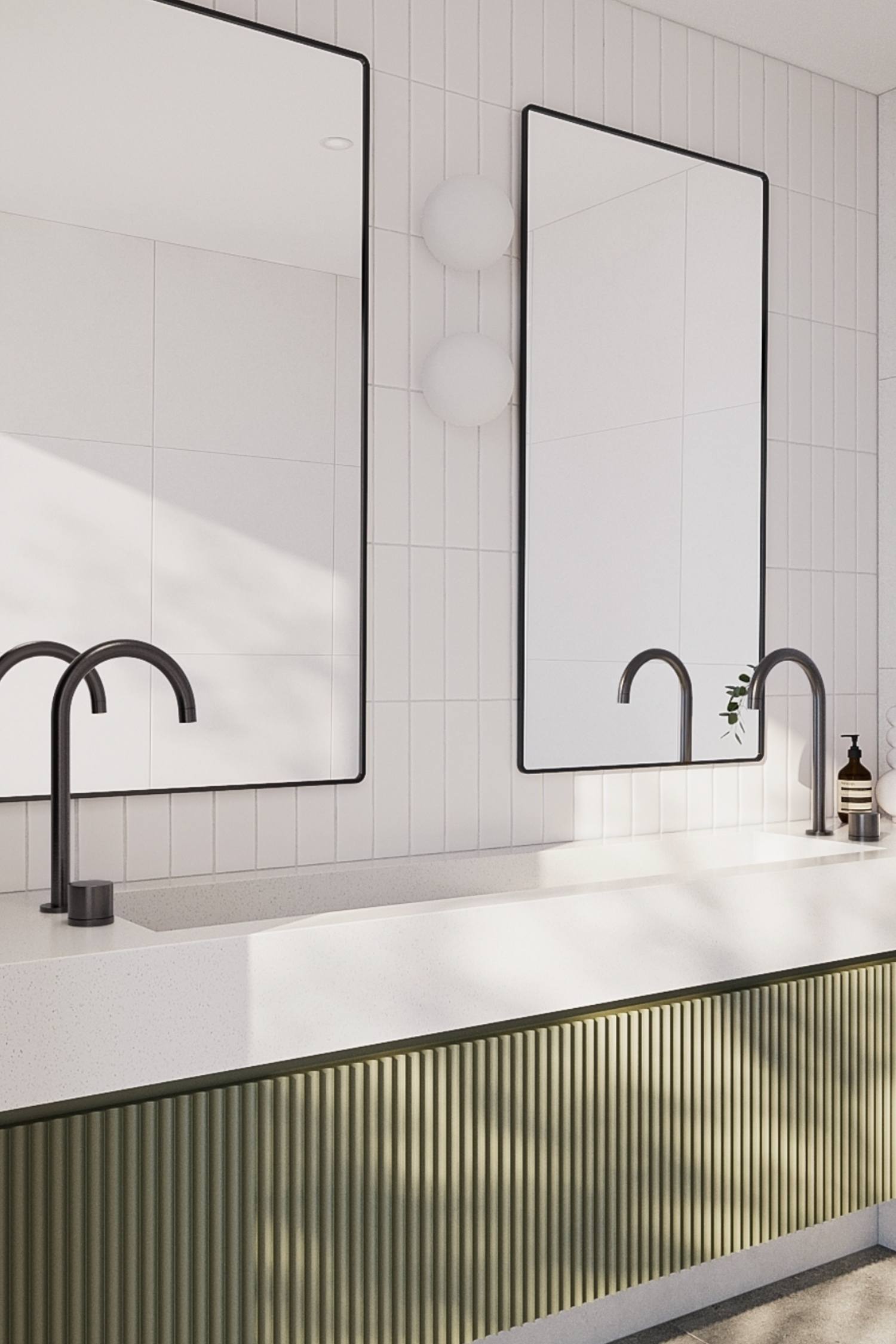 Green-vanity-bathroom