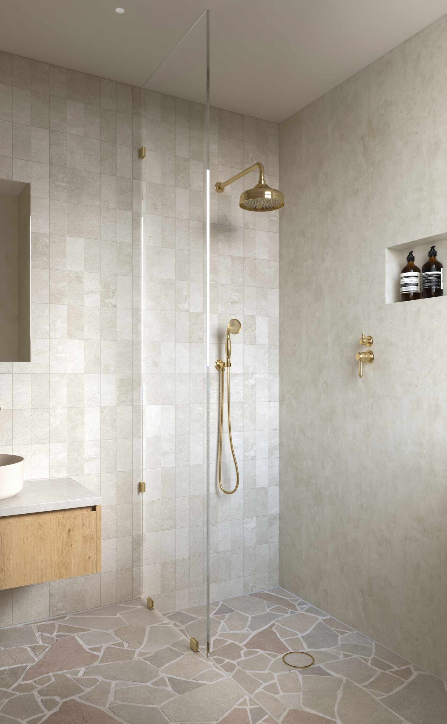 Kingsley ContemporaryBathroom View05