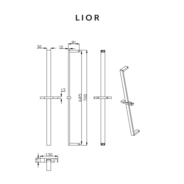 Lior-Flat-Shower-Rail-Specification