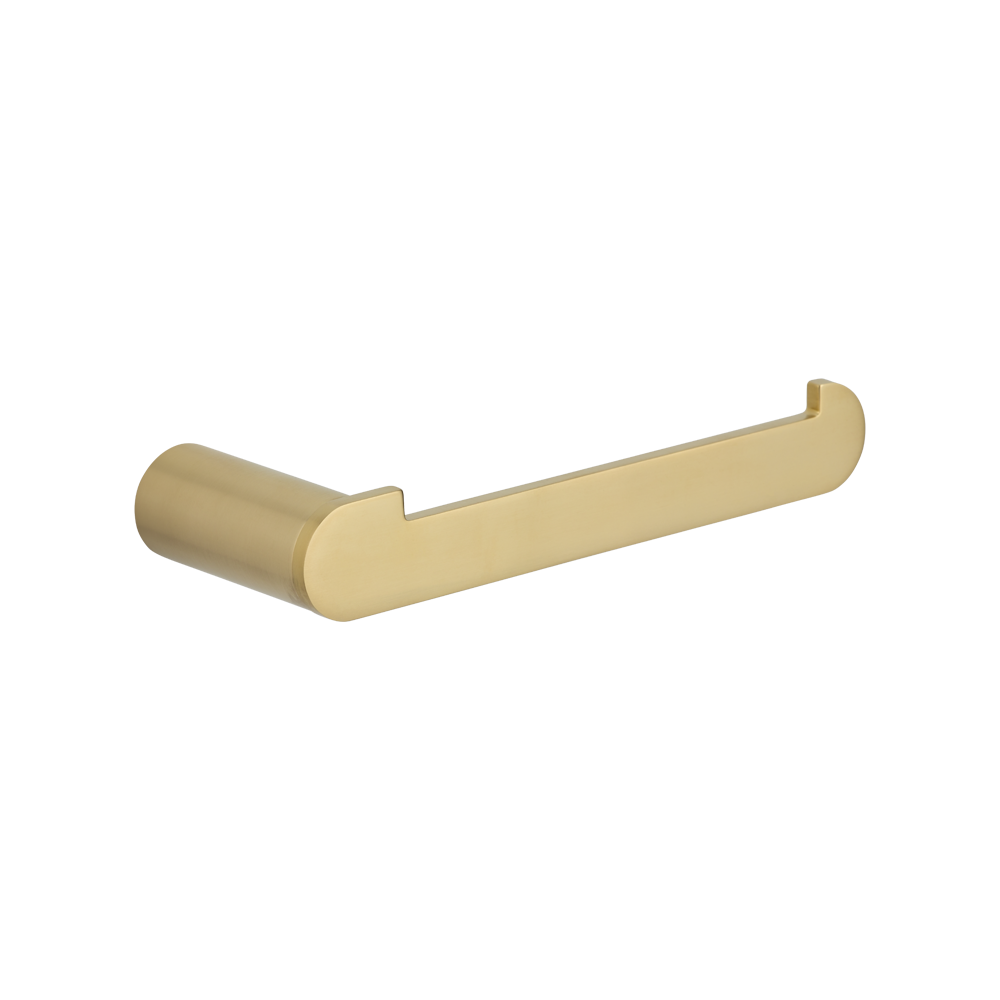Milani Toilet Roll Holder Brushed Brass (NZ) ABI Bathrooms & Interiors