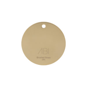Colour Sample - Brushed Brass (PVD) - Solid Brass
