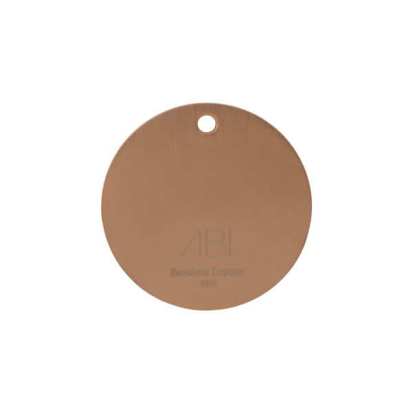 Colour Sample - Brushed Copper (PVD) - Solid Brass