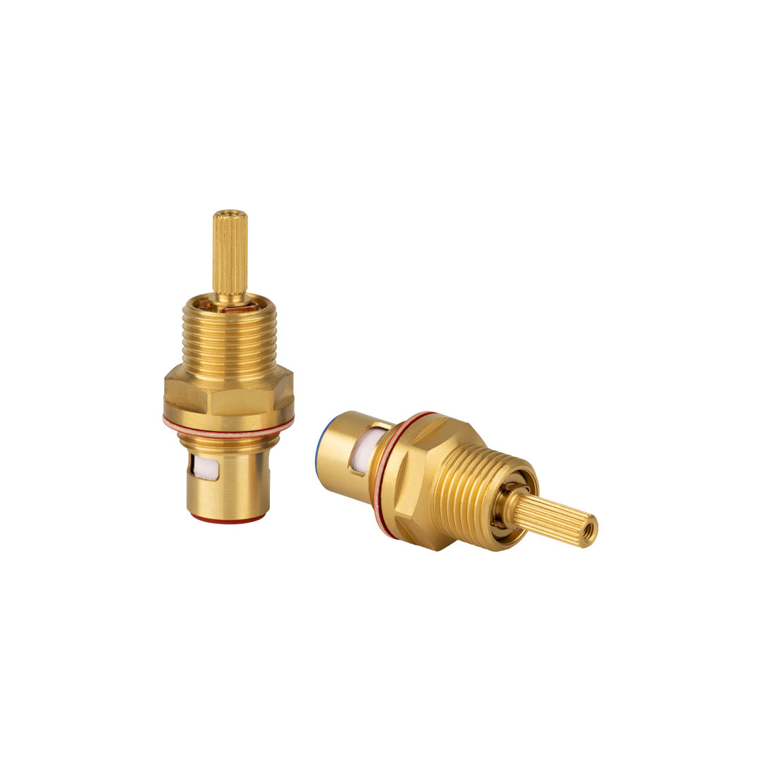 InWall Assembly Taps Spindle Standard Set (H&C) Solid Brass (NZ) ABI Bathrooms & Interiors