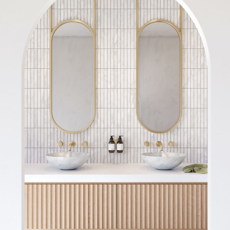 Lira Soap Bottle Holder - Double - Brushed Brass | (NZ) ABI Bathrooms ...