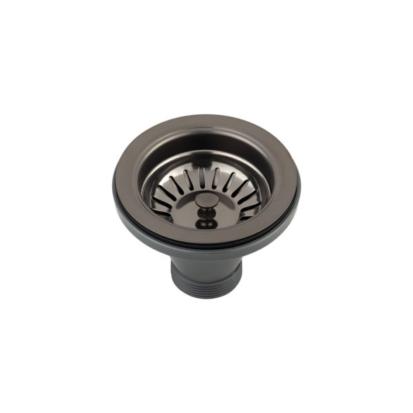 Sink Basket Waste 40mm Brushed Gunmetal (NZ) ABI Bathrooms & Interiors