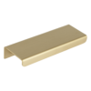 Cabinetry Pull Extended 100mm - Brass