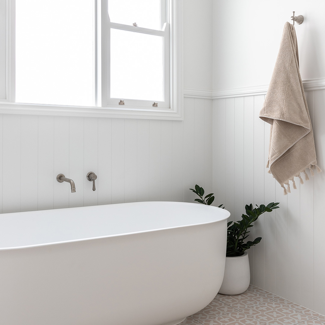 Kingsley Minimal Mixer Spout Set Brushed Nickel NZ ABI Bathrooms Interiors